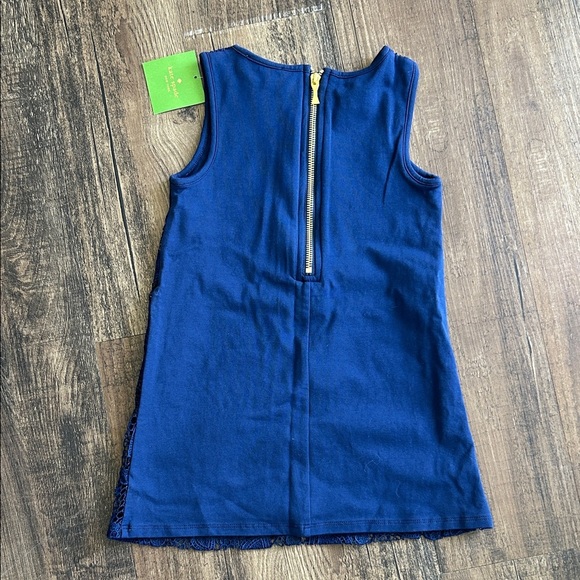 kate spade Navy Blue Lace Kids Dress - Picture 2 of 5